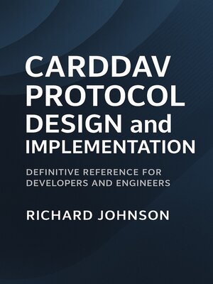 cover image of CardDAV Protocol Design and Implementation